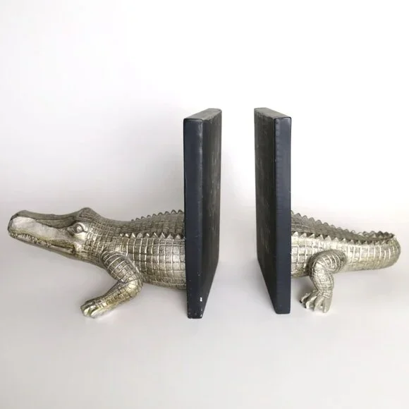 Alligator / Crocodile Bookends - Picture 2 of 9